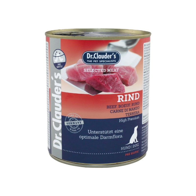 Dr.Clauder's Selected Meat Manzo 800 gr