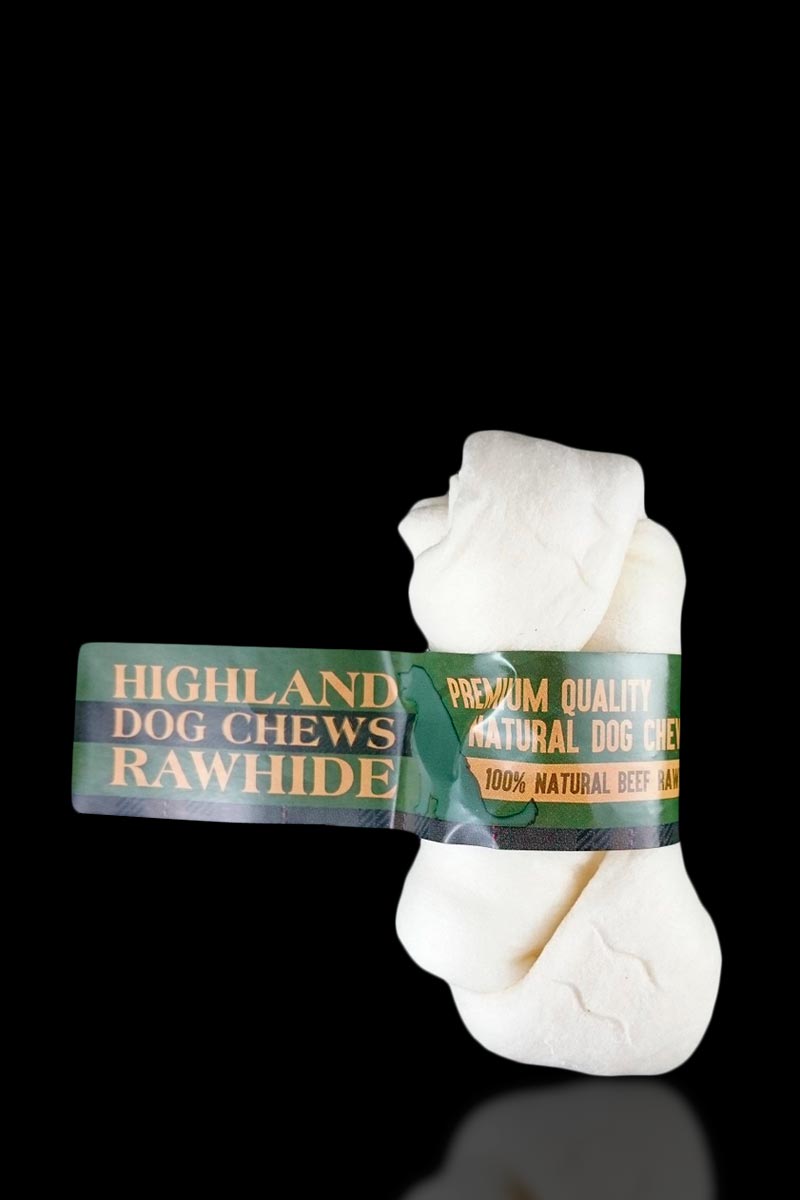 HIGHLAND RAWHIDE - HIDE KNOT 10-13cm