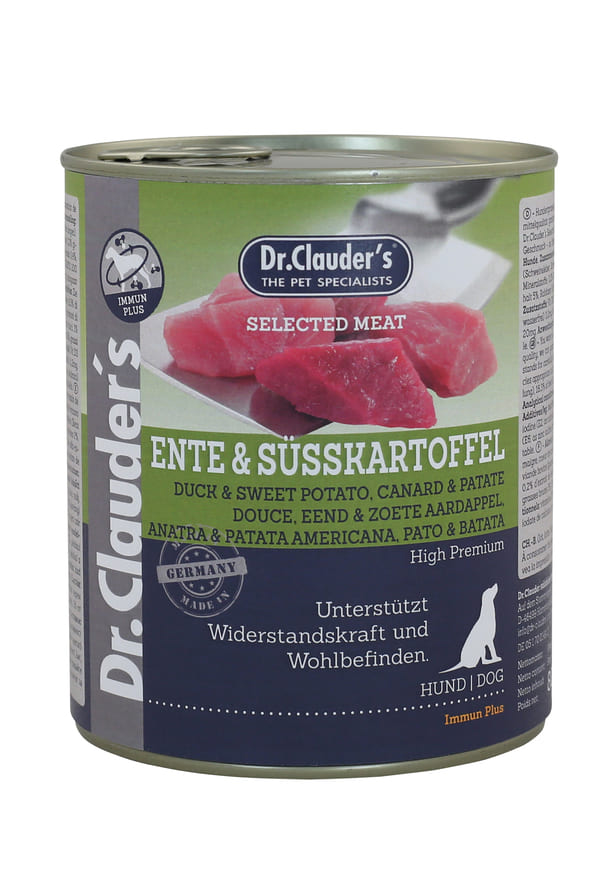 Dr.Clauder's Selected Meat Anatra e patata dolce 800 gr