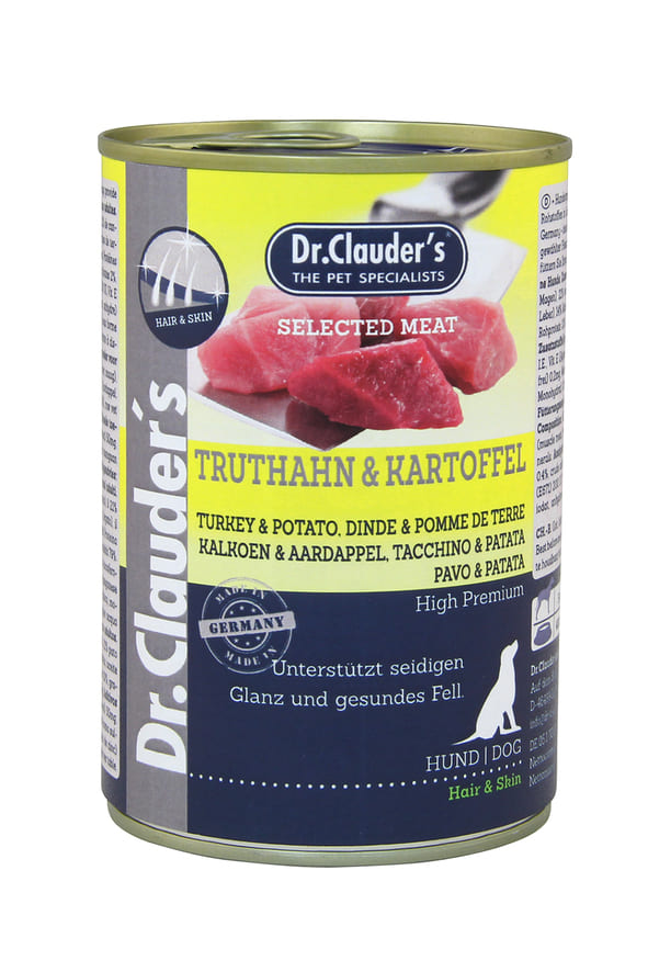 Dr.Clauder's Selected Meat Tacchino e patate 400 gr